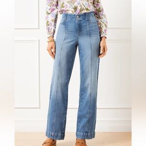 NWT Talbots Classic Trouser Women's Blue Jeans SZ 10P